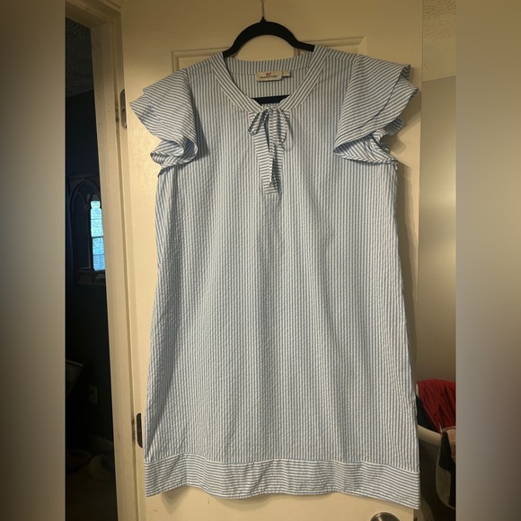 VINEYARD VINES Harbor Flutter Tunic Dress size large - Picture 2 of 5